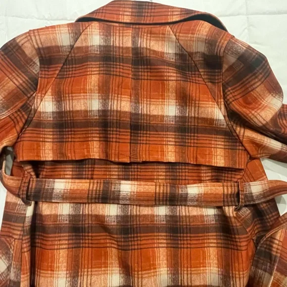 NVLT Plaid Print Overcoat - Picture 10 of 13